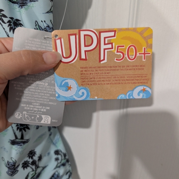 NWT Disney Store Blue Stitch Swimsuit for Women in Size 2X - Picture 7 of 13